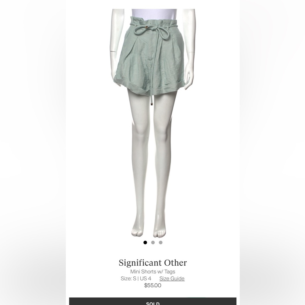 Linen shorts